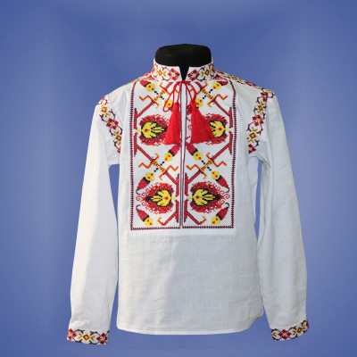 Embroidered shirt for boy "Fantastic Flower" 3